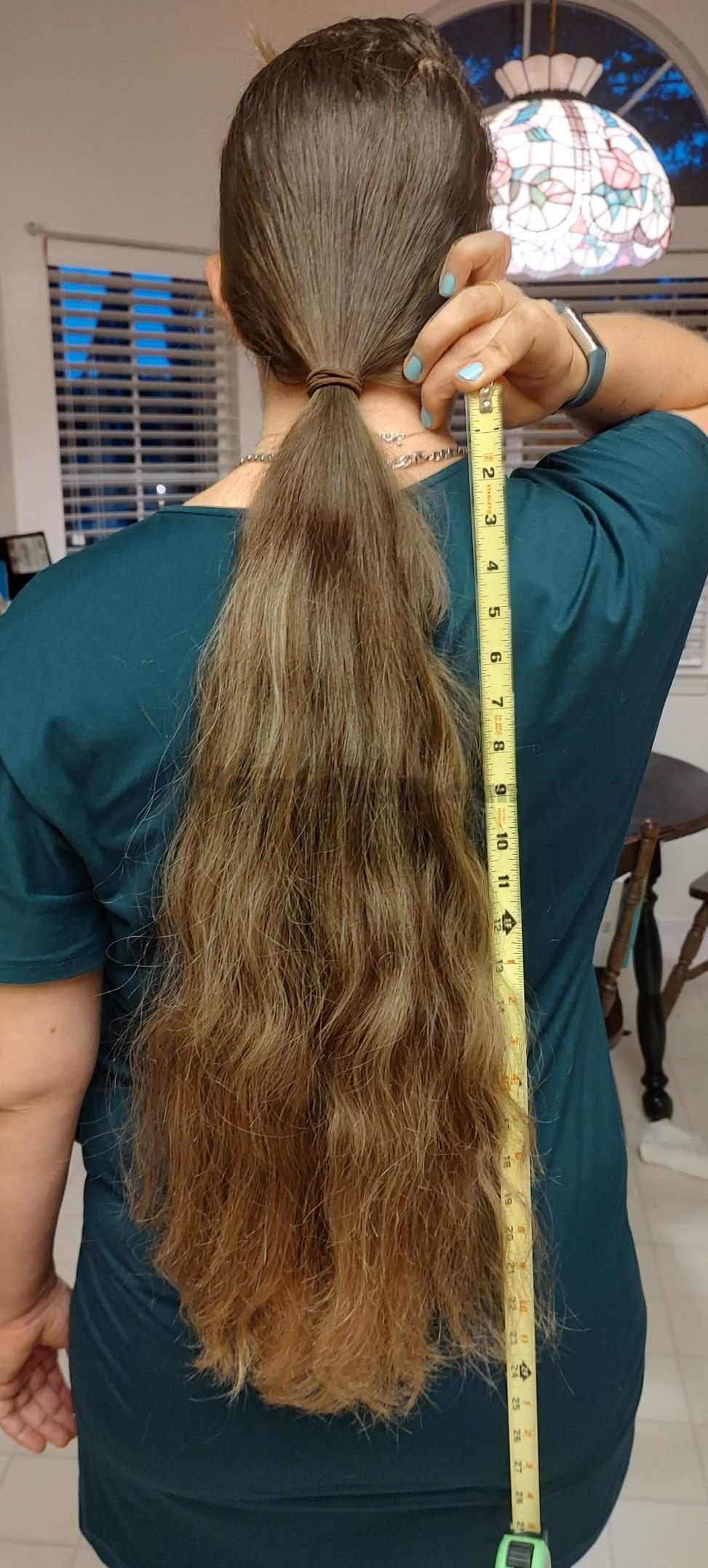 hair length with band