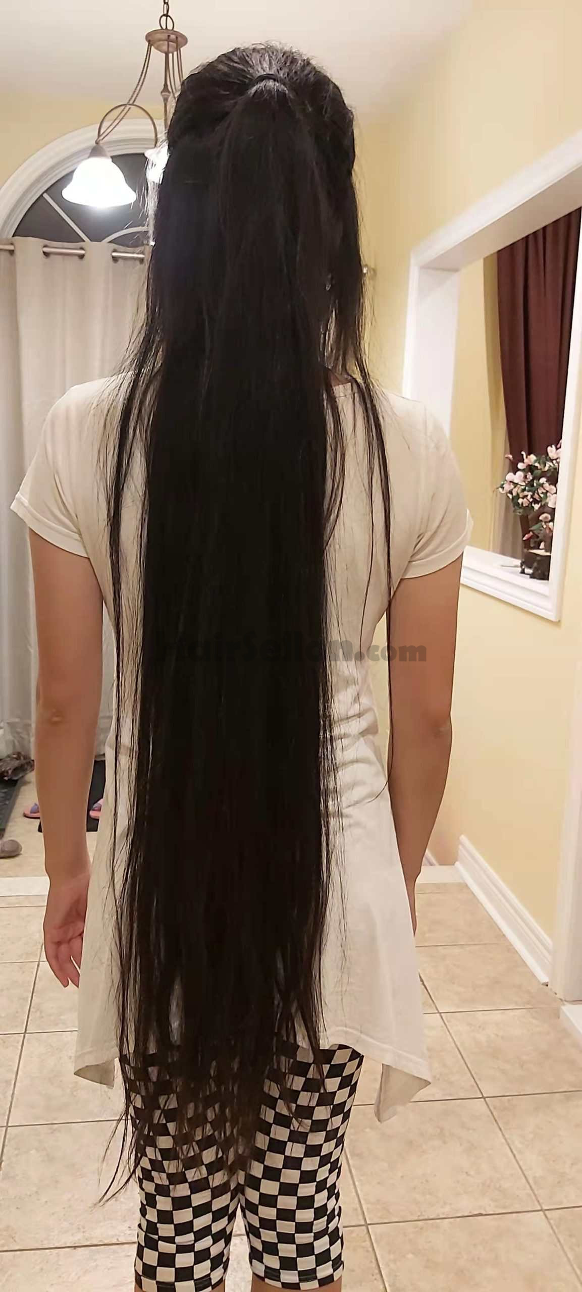 Straight black virgin hair 2