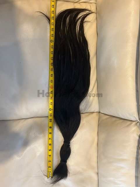 Straight black virgin hair