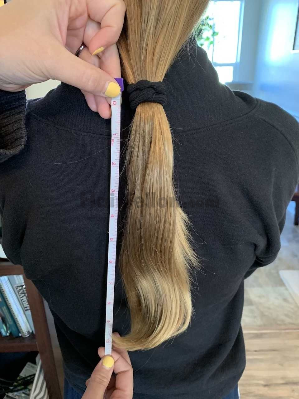 10" ponytail length