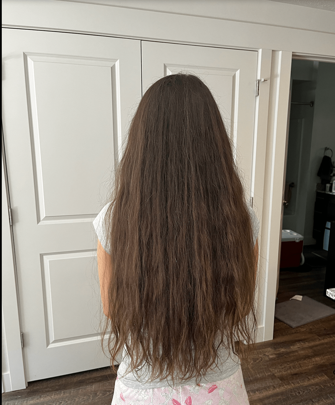13 inches virgin chestnut female hair