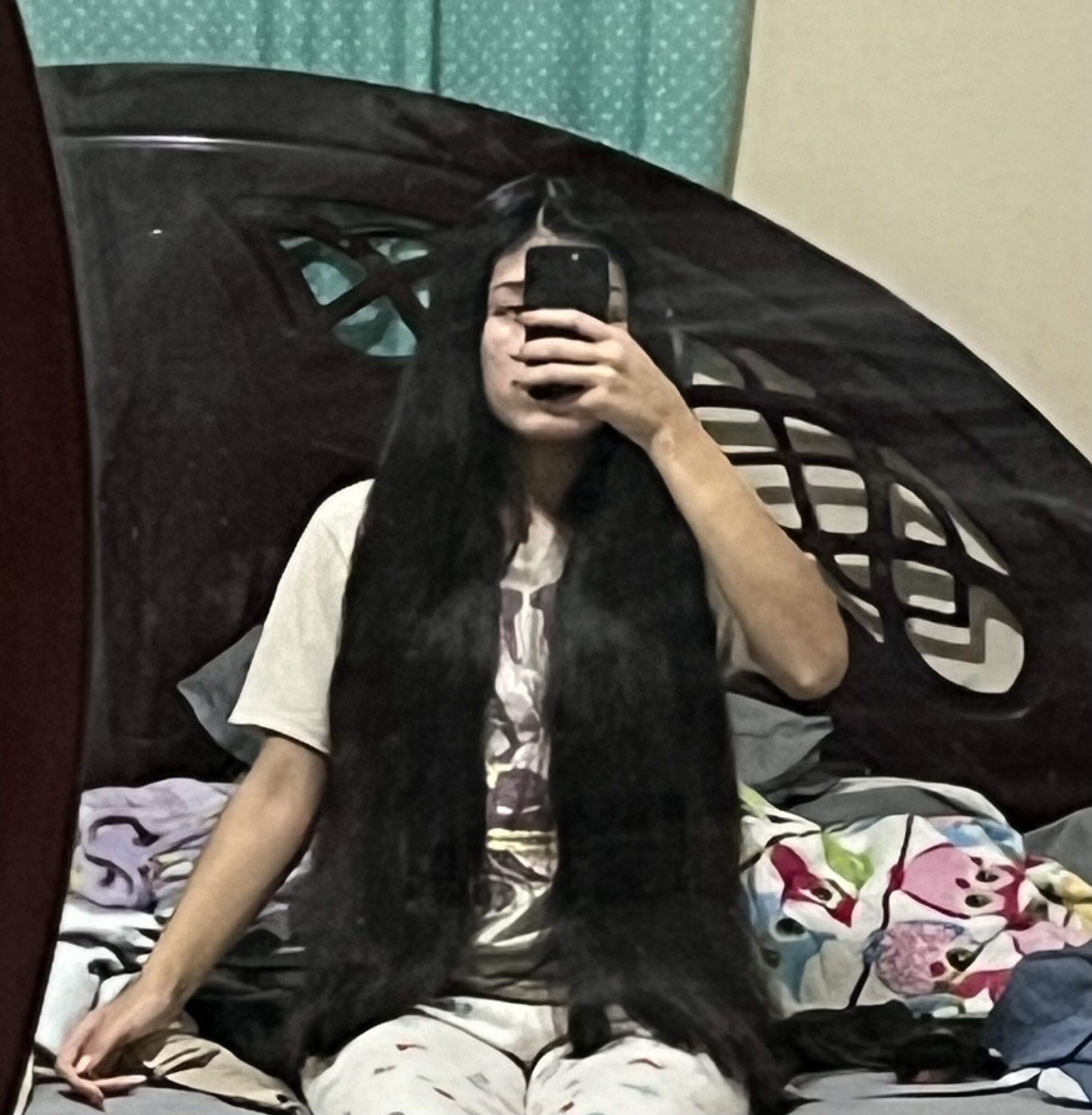 Thick Virgin Red Hair (Male, Very Curly) HairSellon