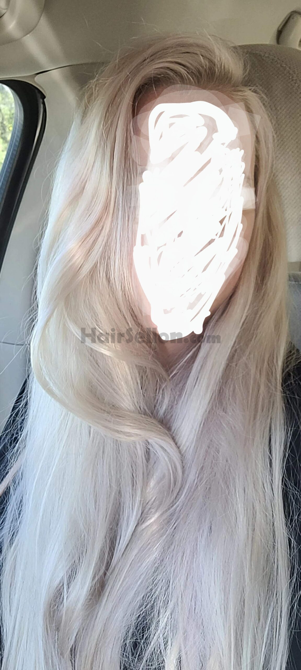 20" blonde. Female, non smoker, non drinker, vegetarian. No heat